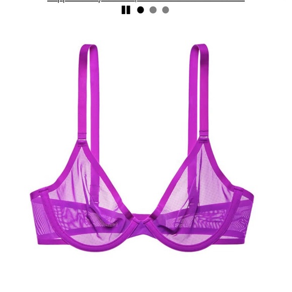 CUUP Other - CUUP The Plunge Bra in mesh. Color: Mirage